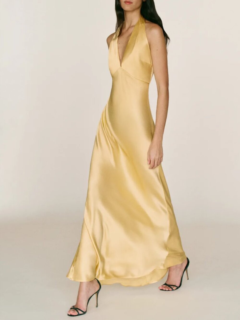 Reformation Daniela Silk Dress